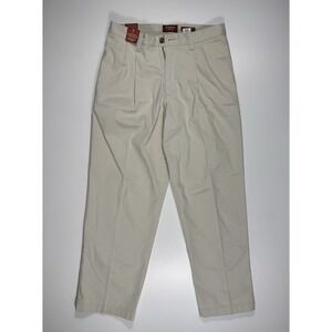 Eddie Bauer‎ Men's Khaki Wrinkle Resistant Pants Size 33/30 Performance New